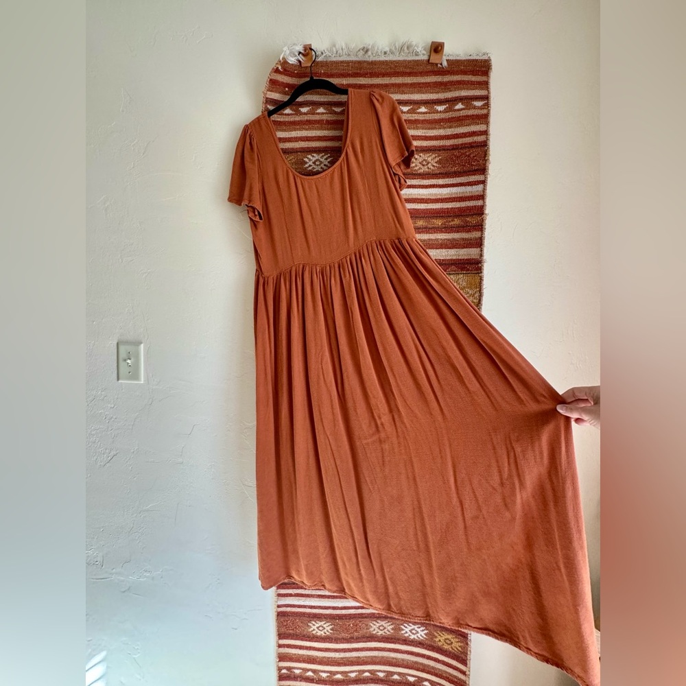 Women's Christy Dawn Maxi Dress | Scarlet Dress in Rust | XL